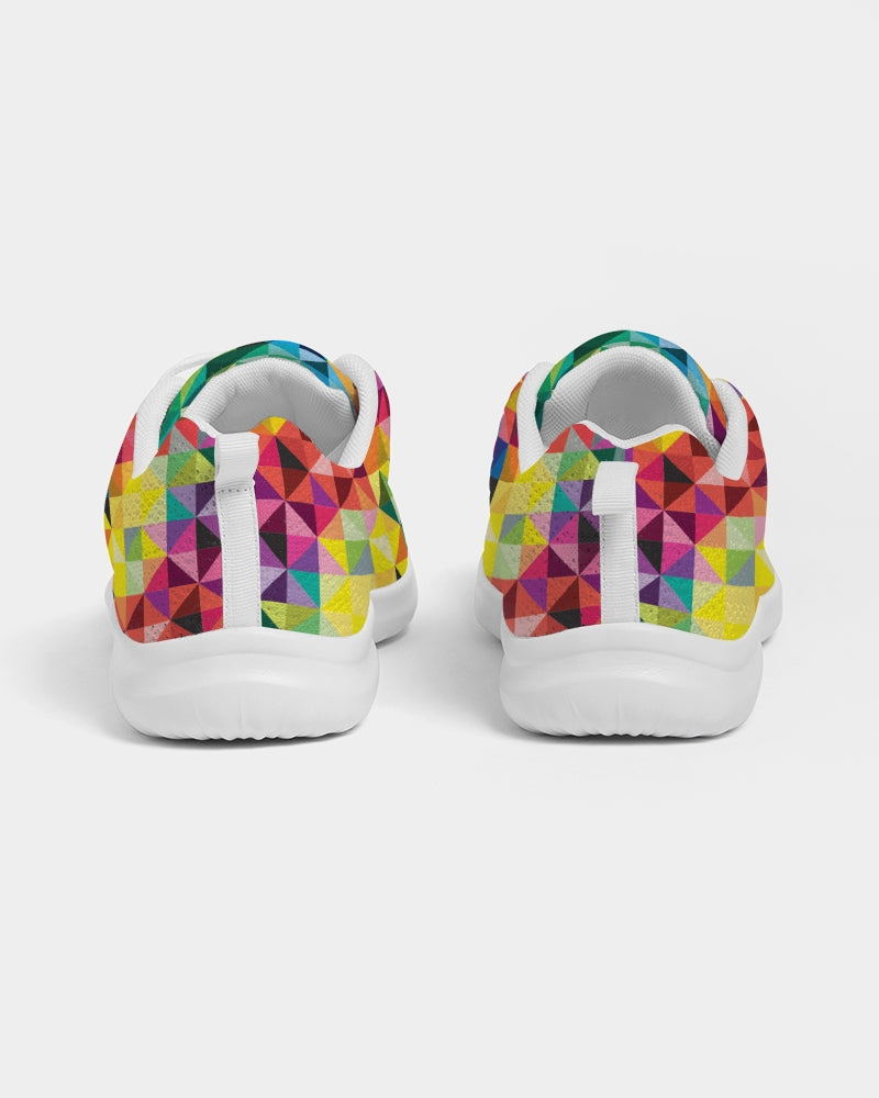 Vibrant Rainbow Pride Design Men's Athletic Shoe