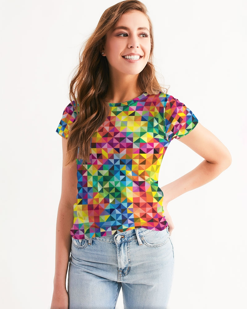 Vibrant Rainbow Pride Design Women's Tee