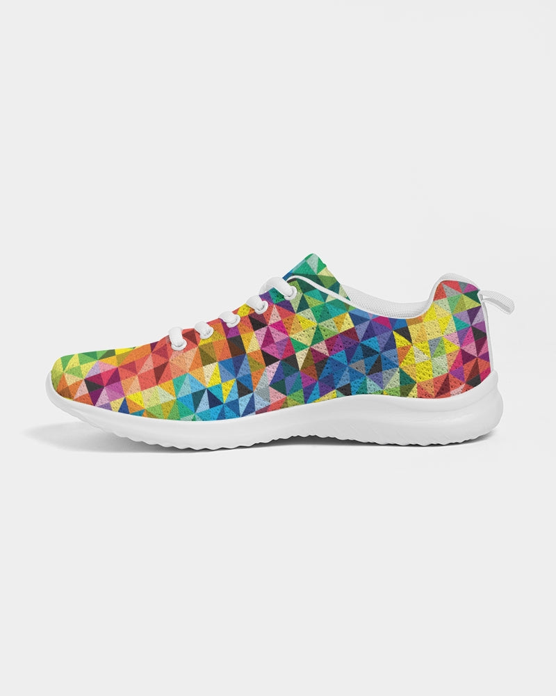 Vibrant Rainbow Pride Design Men's Athletic Shoe