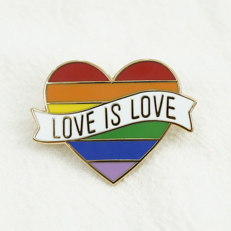 Love is Love Rainbow Enamel Pin