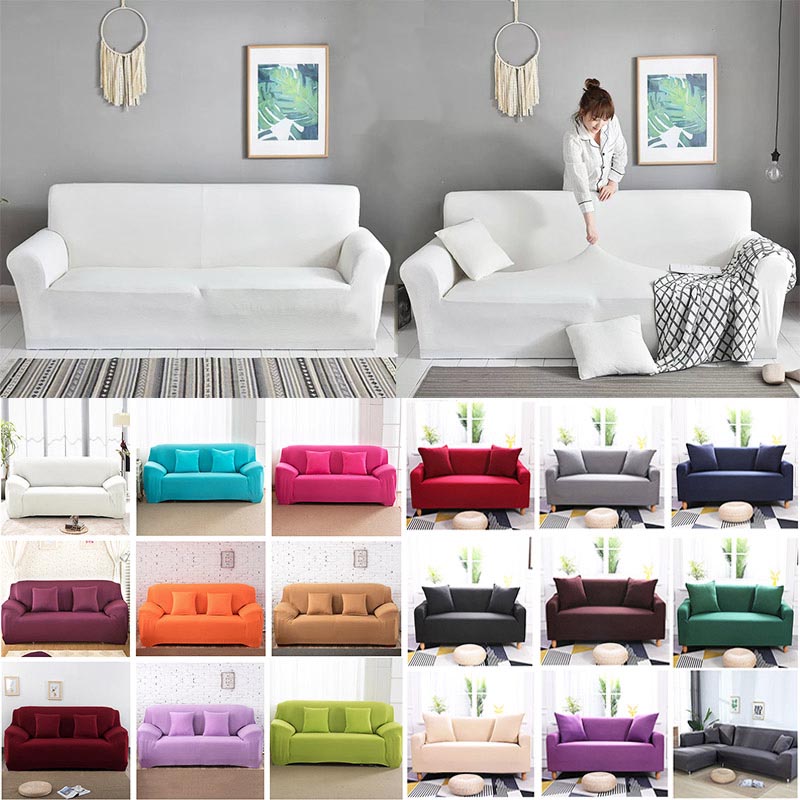 Sofa Cover for Living Room Elasticity Non-slip Couch Slipcover Universal Spandex Case for Stretch Sofa Cover