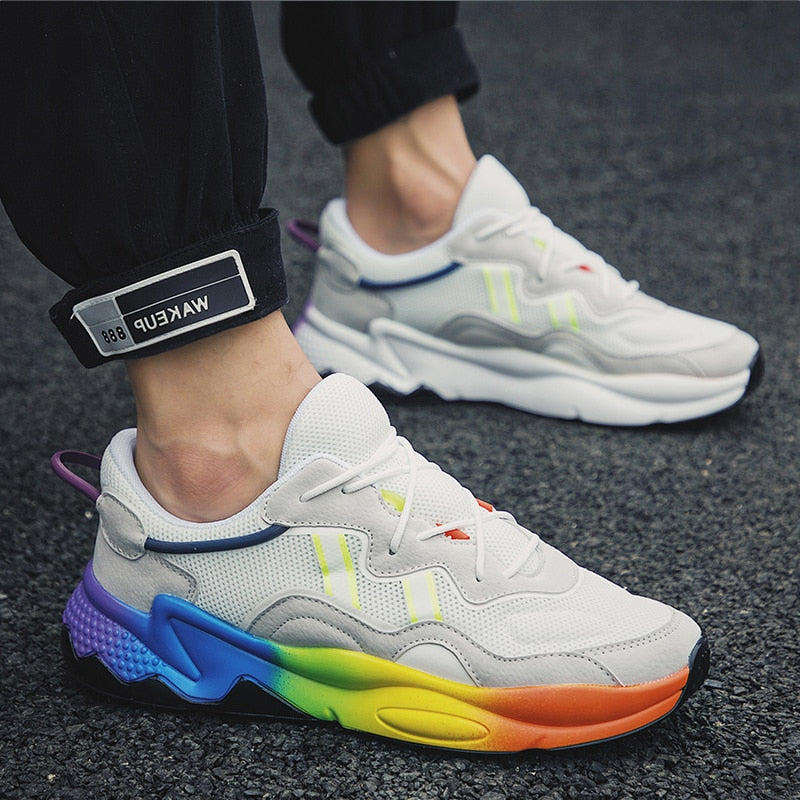 Rainbow Trendy Sneakers