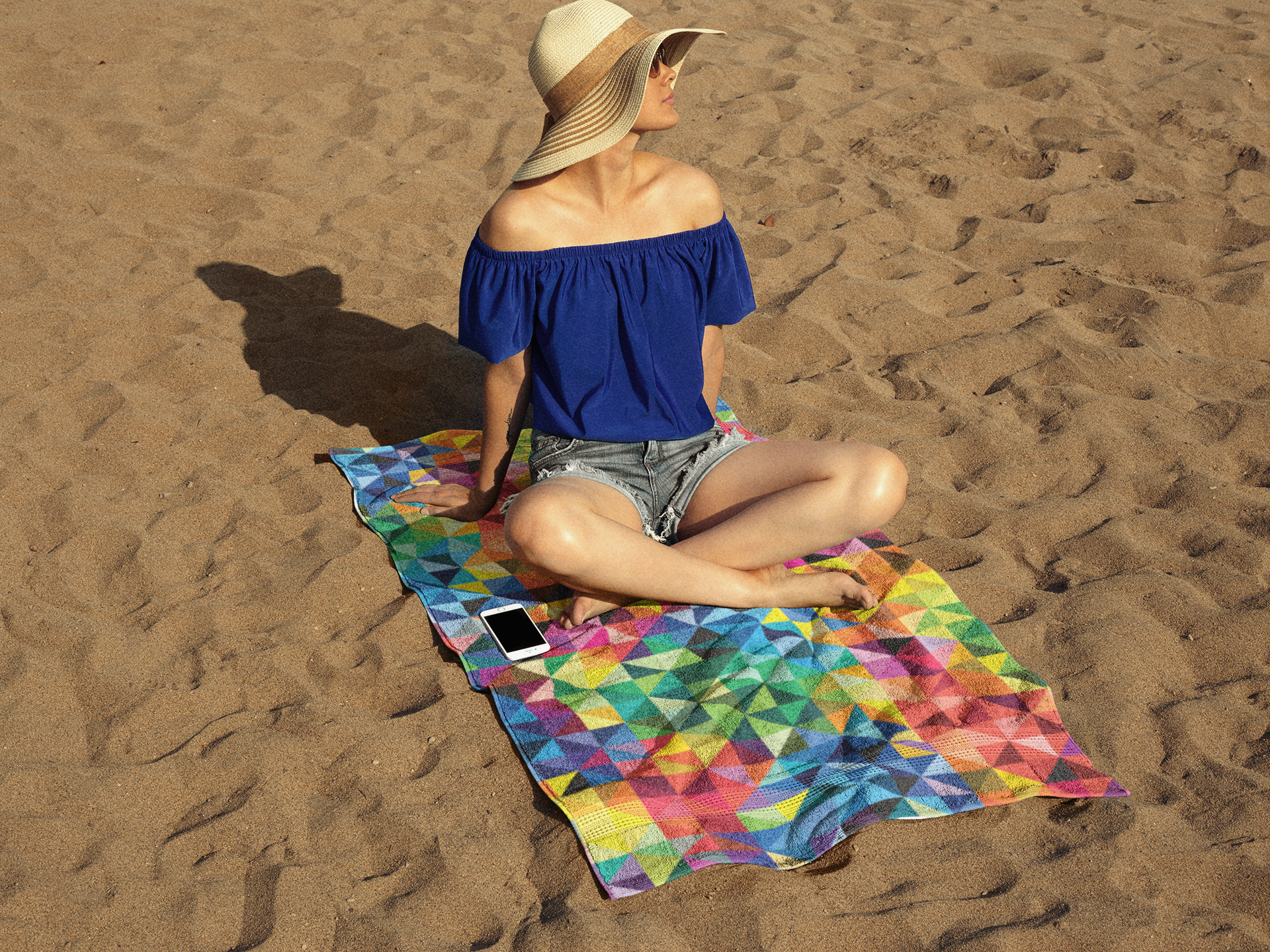 Vibrant Rainbow Pride Bath Towel